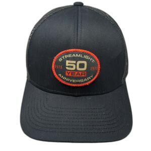 Sportex Trucker Hat Black One Size Streamlight 50 Year Anniversary Mesh Snapback